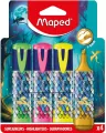 Zakreślacz Dragon Fluo 4kol MAPED - tantis.pl
