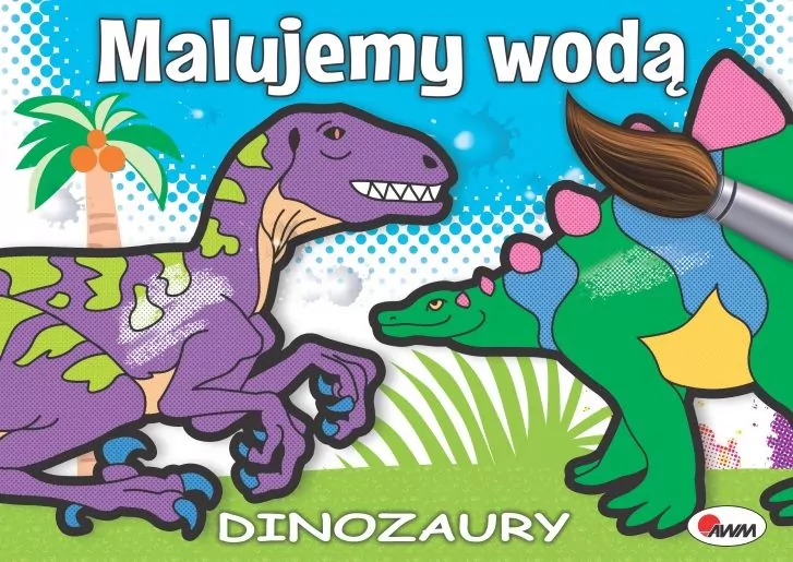 Dinozaury. Malujemy wodą - tantis.pl