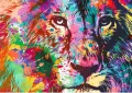 Puzzle 1000 Kolorowy lew 10707 - tantis.pl