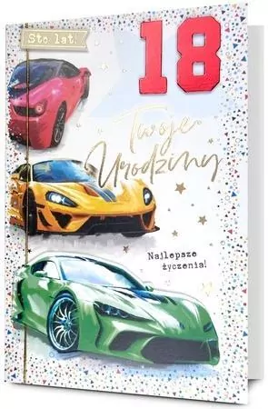 Karnet Urodziny 18 - tantis.pl