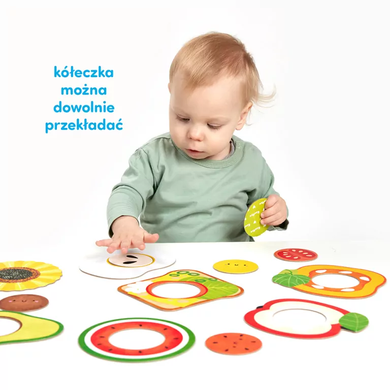 CzuCzu. Jedzenie. Moje puzzle z dziurką. 12m+ - tantis.pl
