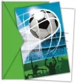 Zaproszenia Soccer Fans 6szt. - tantis.pl