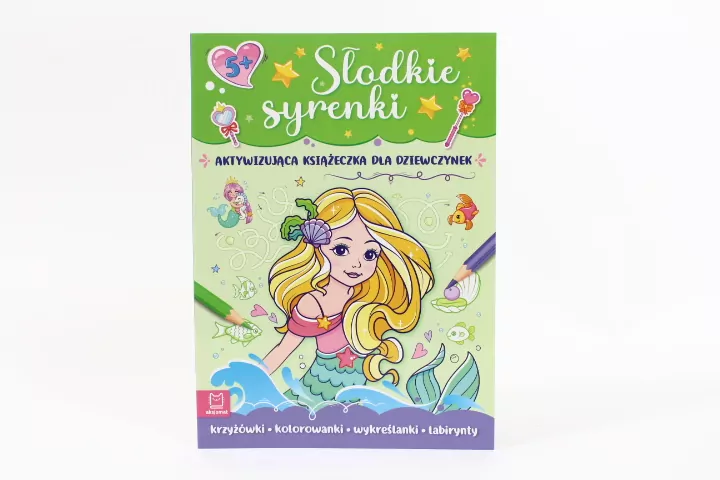 Słodkie syrenki. Aktywizująca książeczkadla - tantis.pl