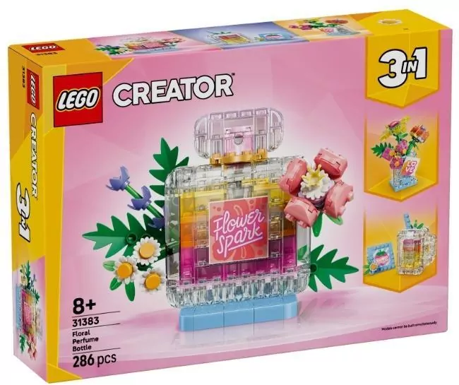 LEGO® Flakon perfum z kwiatową ozdobą 31383 - tantis.pl
