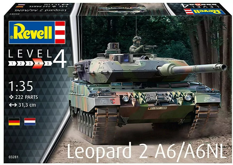 Model plastikowy Leopard 2A6/A6NL - tantis.pl