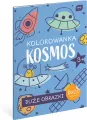 Kolorowanka A4/16K z naklejkami kosmos,księżniczki - tantis.pl