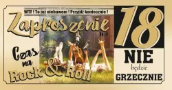 Zaproszenie. Urodziny 70