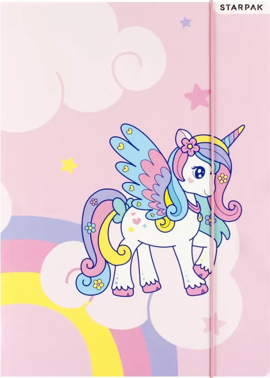 Teczka z gumką A4. Unicorn - tantis.pl