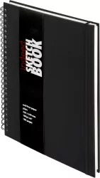 Szkicownik notes A4+ Czarny
