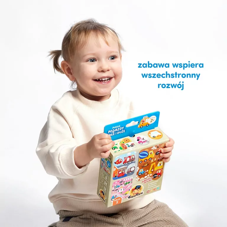 CzuCzu. Puzzle Pojazdy małe i duże. 2+ - tantis.pl