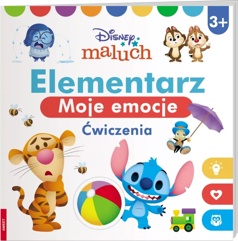 Elementarz. Moje emocje. Ćwiczenia. Disney Maluch - tantis.pl