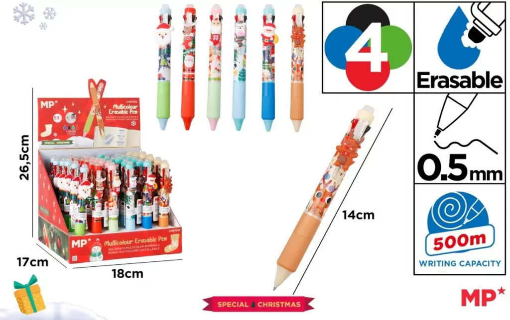 Długopis 4-kolorowy świąteczny - tantis.pl