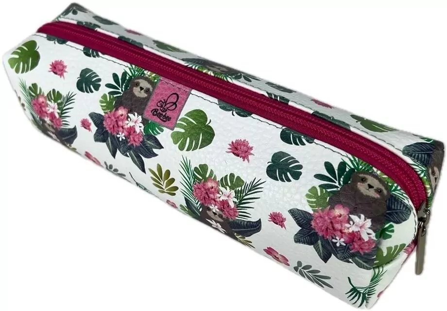 Piórnik prostokąt kostka Leniwce girls - tantis.pl