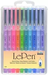 Cienkopisy Le Pen Bright 10 kolorów