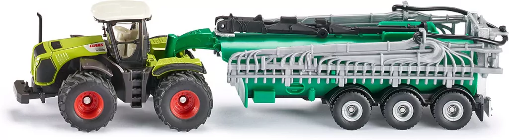 Traktor ClaasXerion z cysterną Siku Farmer - tantis.pl
