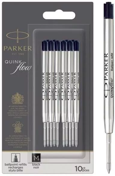 Wkłady do długopisów Quinkflow czarne M - tantis.pl