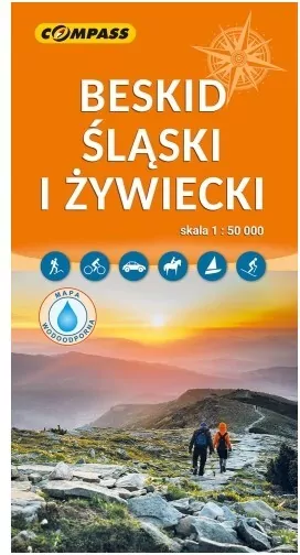 Mapa turystyczna - Beskid Śląski i Żywiecki lam - tantis.pl