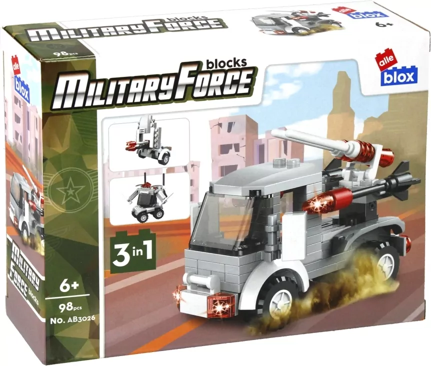 Klocki konstrukcyjne Wojsko ALLEBOX - tantis.pl