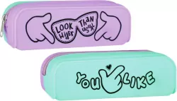 Piórnik silikon 1 zamek Likę