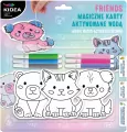 Magiczne karty aktywowane wodą friends KIDEA - tantis.pl
