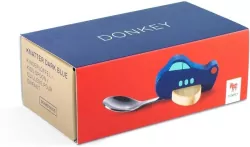 Łyżka dla dzieci. Samolot granatowy