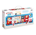 CzuCzu. Puzzle z dziurką. Wóz strażacki. 24 el. - tantis.pl