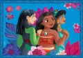 Clementoni. Puzzle 4w1. Super Kolor. Disney Princess - tantis.pl