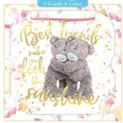 Kartka holograficzna 3D Best Friends