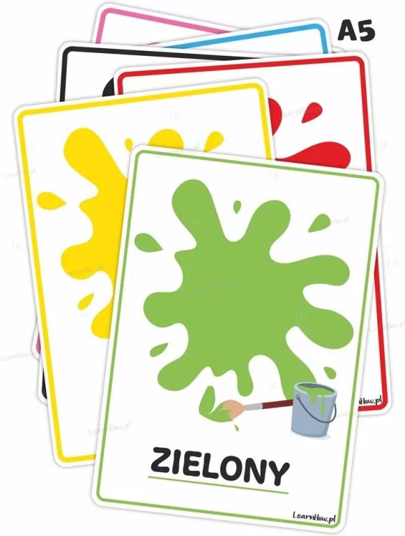 Plansze edukacyjna - kolory - tantis.pl