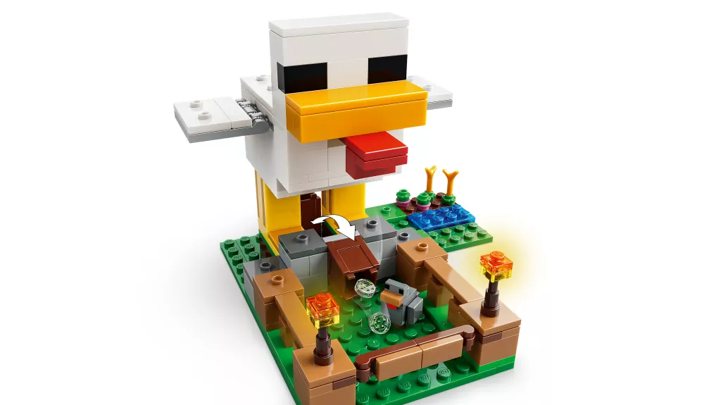LEGO® Minecraft Farma kurczaków 21585 - tantis.pl