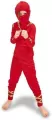 Strój Ninja czerwony, rozmiar 96-116cm - tantis.pl
