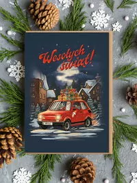 Karnet Boże Narodzenie - Maluch / Wesołych Świąt - tantis.pl