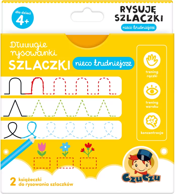 CzuCzu. Rysuję szlaczki nieco trudniejsze. Dłuuugie rysowanki - tantis.pl