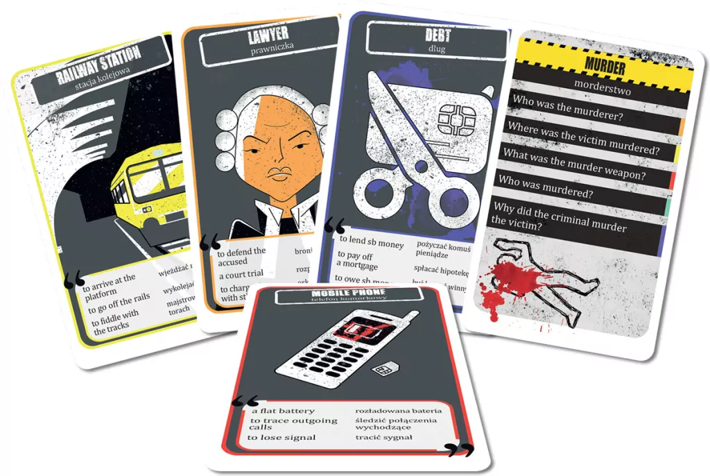 Edgard Games. The Investigation. Kryminalna gra karciana do nauki angielskiego - tantis.pl