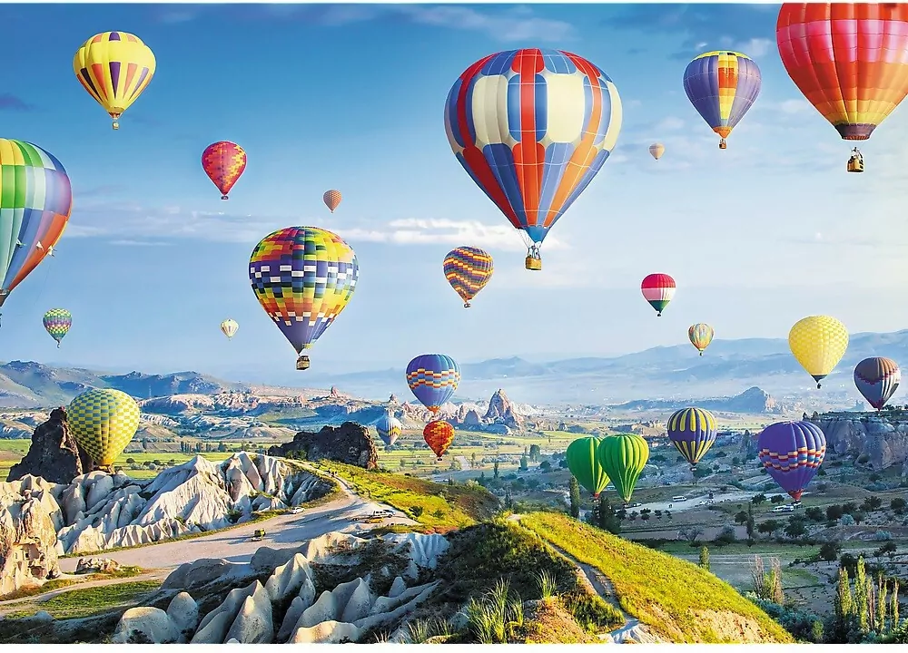 Puzzle 1000. Widok na Kapadocję. TREFL 10613 - tantis.pl