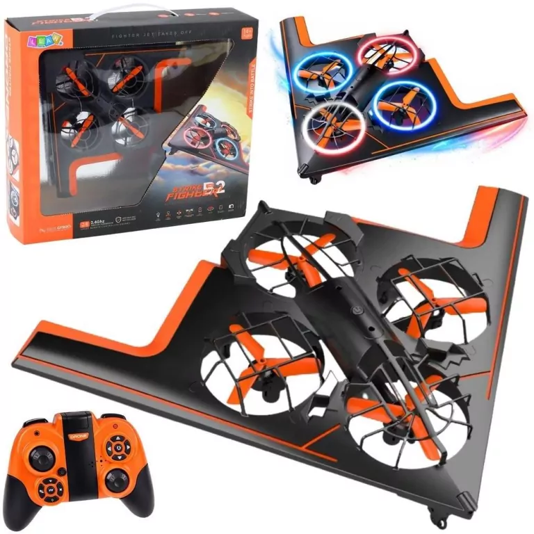 Dron R/C Quadcopter światła LED aplikacja - tantis.pl