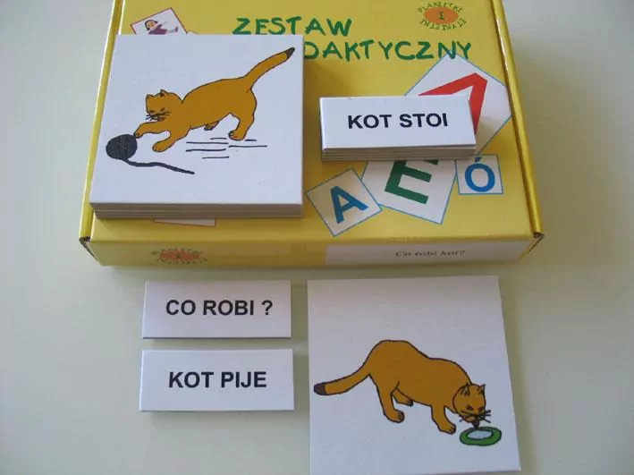 Zestaw dydaktyczny. Co robi kot? - tantis.pl
