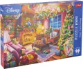 Puzzle 1000 Świąteczna chatka Disney TREFL - tantis.pl