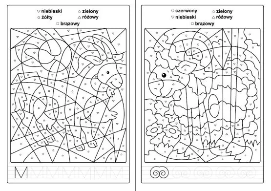Łamigłówki. Pokoloruj - tantis.pl
