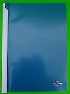 Skoroszyt zaciskowy A4, niebieski - tantis.pl