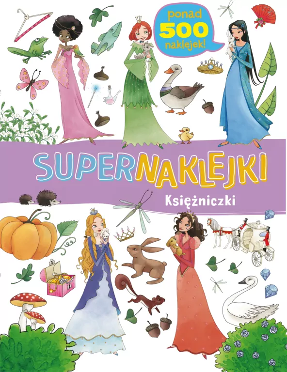 Księżniczki. Supernaklejki - tantis.pl