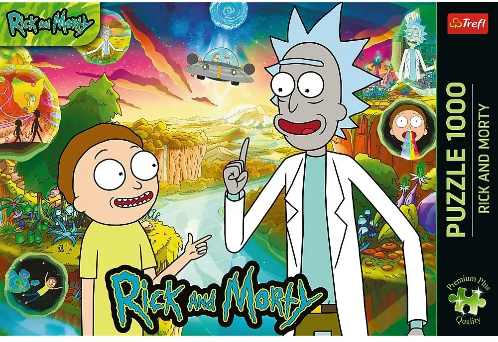 Puzzle 1000 Rick i Morty TREFL - tantis.pl
