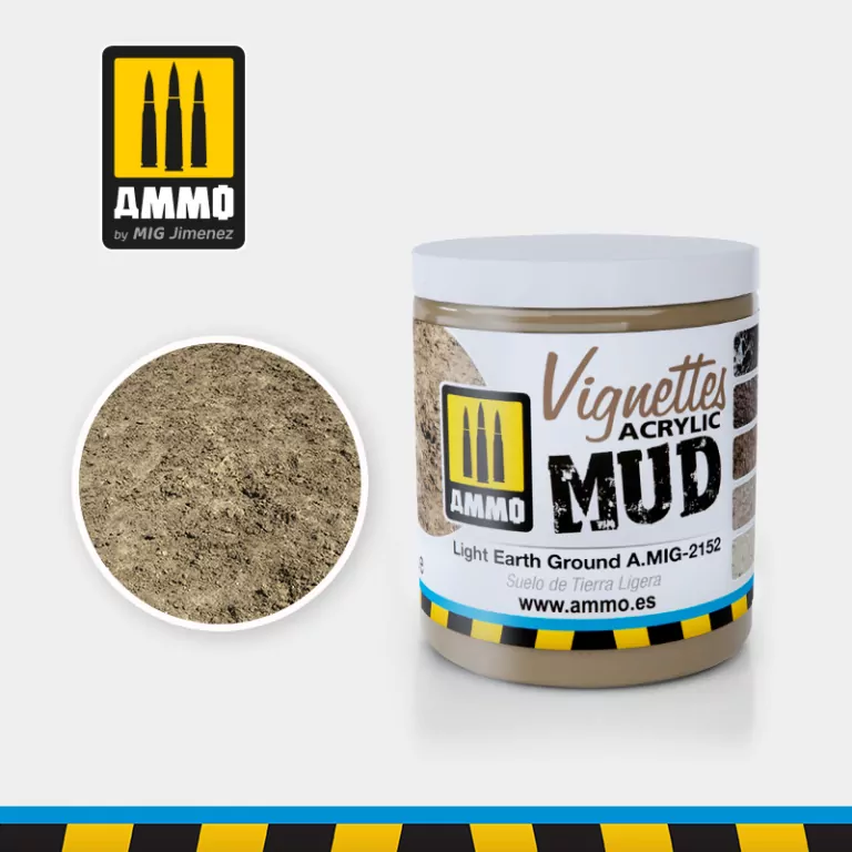 Ammo: Acrylic Mud - Vignettes - Light Earth Ground (100 ml) - tantis.pl