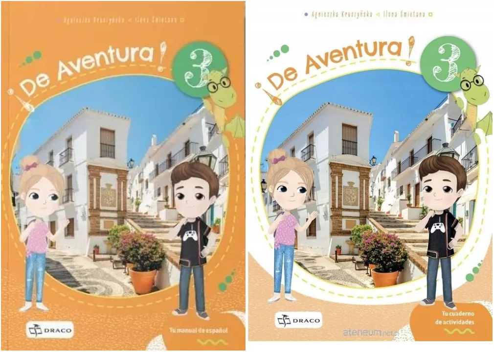 Pakiet: De Aventura 3. Język hiszpański. Podręcznik + Zeszyt ćwiczeń - tantis.pl