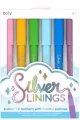 Flamastry Metaliczne z konturem Silver Linings - tantis.pl