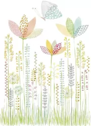 Karnet B6 + koperta. Łąka