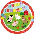 Talerzyki papierowe Farm 23cm - tantis.pl