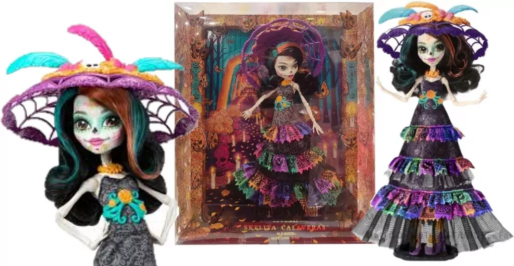 Monster High Skelita Calaveras Dia de Muertos - tantis.pl