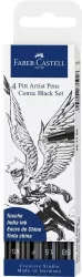 Zestaw pisaków do rysowania komiksów, czarny