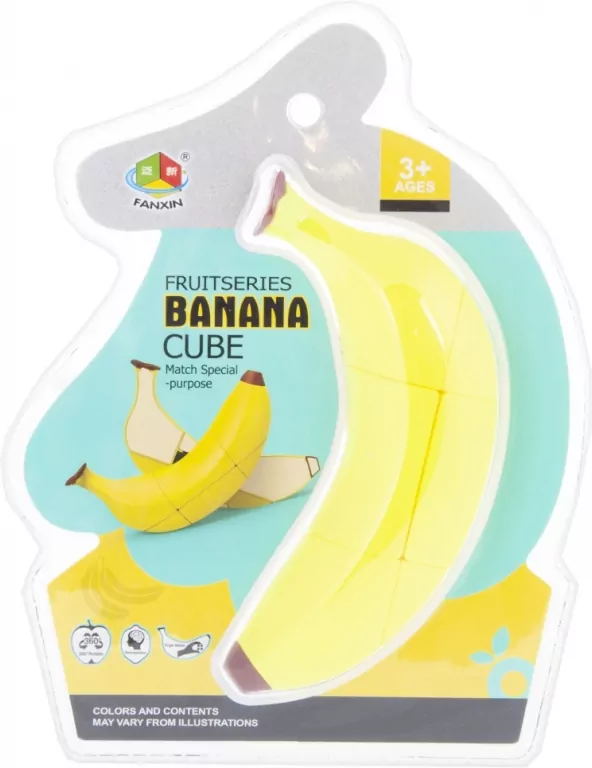 Kostka magiczna Banan MEGA CREATIVE 461119 - tantis.pl